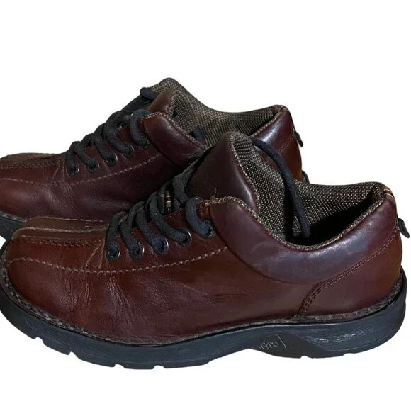 Rare Vintage Dr. Martens oxfords EUC Mens 7/ women’s 8 dark leather - Picture 6 of 10